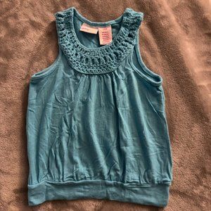 EUC Amy Coe Aqua Bubble Tank for Toddler Girl Sz 24 mos